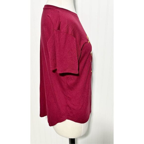 Disney Pixar Junior's Toy Story‎ 4 Cowboy Woody T-Shirt Burgundy Red XXL - Picture 3 of 11